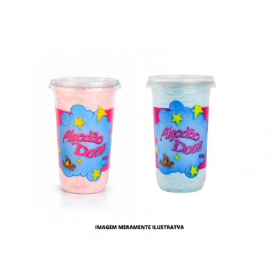ALGODAO DOCE - NUVEM NO POTE - 25G ROSA - AZUL
